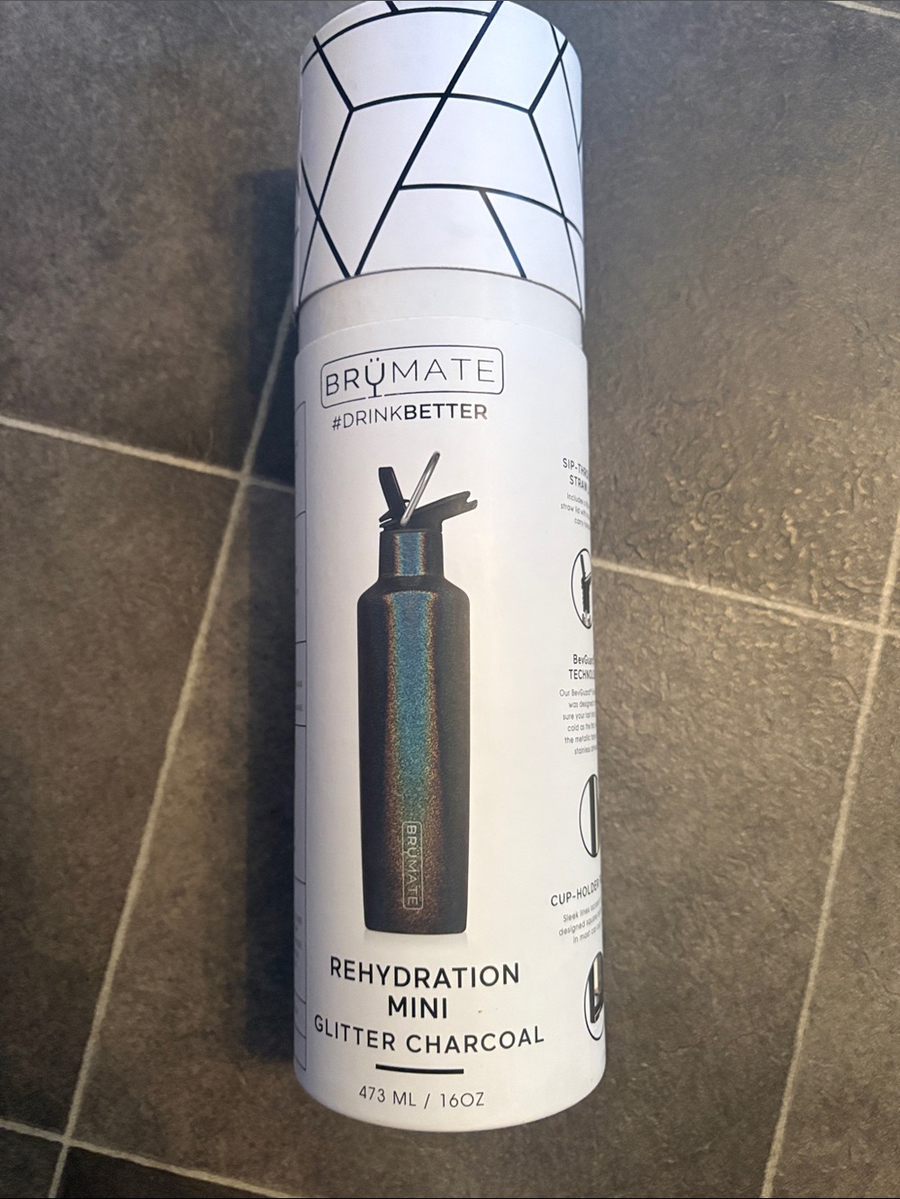 Brumate rehydration water bottle